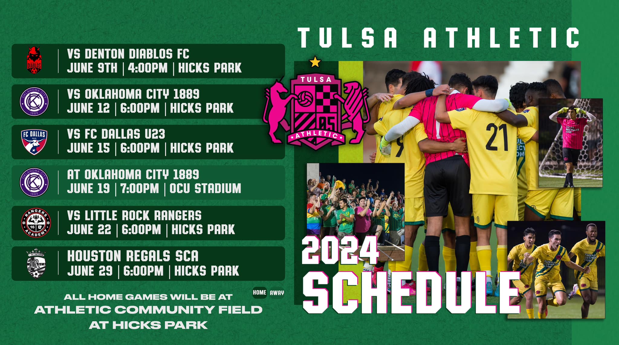 Tulsa Athletic – Respect All. Fear None.