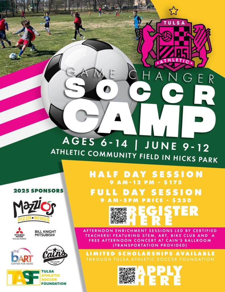 Tulsa Athletic Announces 2025 Game Changer Summer Camp – Tulsa Athletic